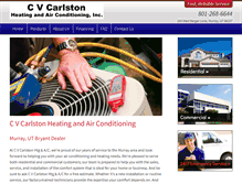 Tablet Screenshot of cvcarlston.com